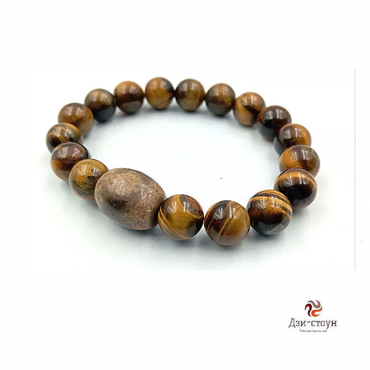 Tibetan Dzi Bead “3 Eyes” Bracelet