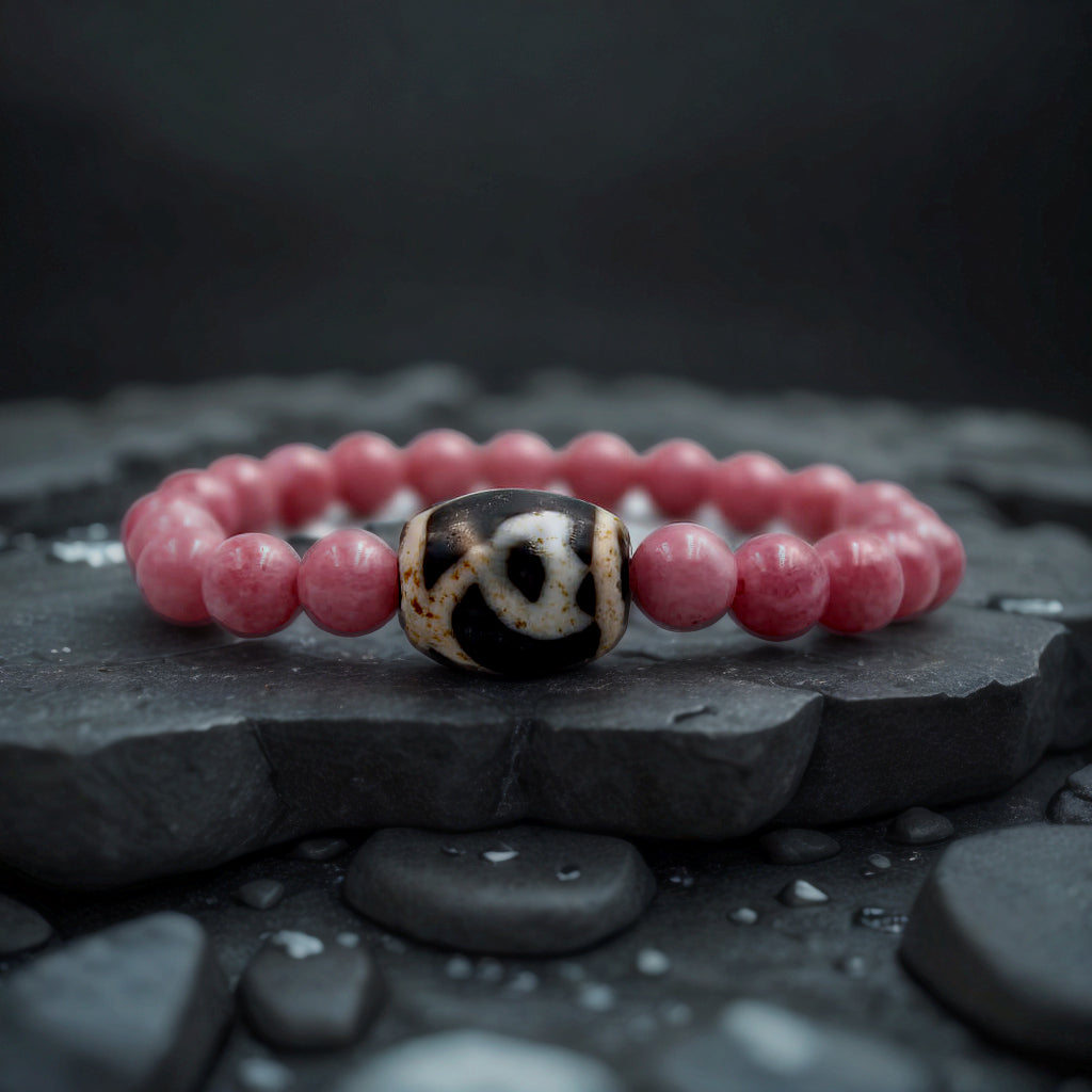 Dzi Bead “Lotus” - Bracelet