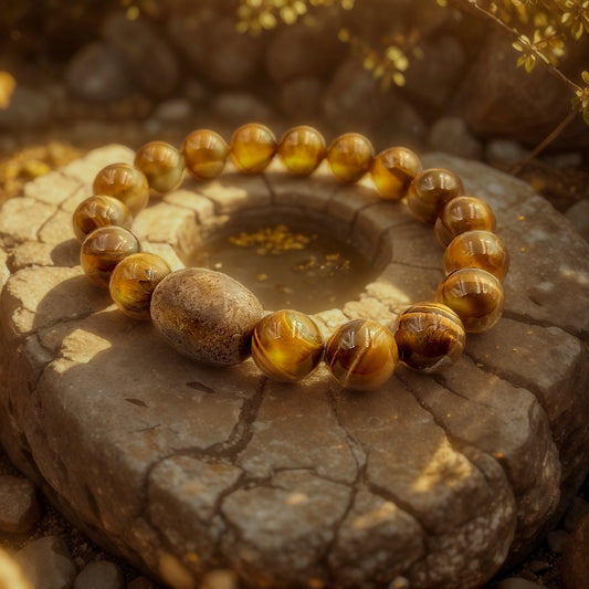 Tibetan Dzi Bead “3 Eyes” Bracelet