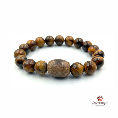 Tibetan Dzi Bead “3 Eyes” Bracelet